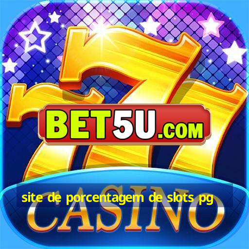 site de porcentagem de slots pg